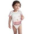 thumbnail image 3 of Daiia Cute Bathtub Printed Unisex-Baby Short Sleeve Onesies Bodysuits Baby Climbing Clothes Soft and Comfortable Romper with Expandable Shoulder Design-18 Months, 3 of 8