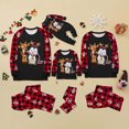 thumbnail image 2 of Automne Hiver Joyeux Noël Pyjamas Assortis Pyjamas pour la Famille Pyjamas pour Femmes Pyjamas de Noël en Coton Bio, 2 of 2