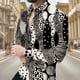 thumbnail image 1 of Camisas para hombre, con estampado HD, de moda, de lujo, suaves y cómodas, para primavera y otoño, camisas con botones para exteriores, de talla grande, 1 of 6