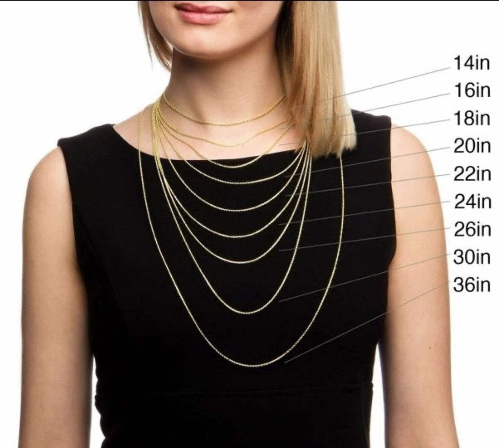 Incredible Chic Collections 24K Gold Plated Rope Chain Necklace with Cross Pendant, 3mm 20"