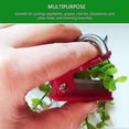 thumbnail image 3 of 2 cortadores de frutas y verduras, suministros para jardín, cuchara para frutas, cortador de plantas, mini podadora de jardín de acero inoxidable, 3 of 5