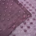 thumbnail image 2 of Superior Floral Sheer Curtain Panel 2 Piece Set, 52" x 63", Vineyard Wine, 2 of 4
