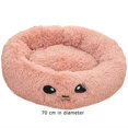 thumbnail image 4 of Wdftyju Cama portátil súper suave para mascotas perrera perro gato redondo invierno cálido peluche cachorro cojín Wdftyju 3uf2yv8nf8wm3fc8D09, 4 of 4