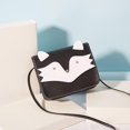 thumbnail image 4 of Sywqhk Bolso De Hombro Cuadrado De Gato De Dibujos Animados Lindo Cruzado De Cuero Pu Para Mujer (Negro) Sywqhk Para estrenar, 4 of 4