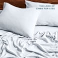 thumbnail image 4 of Bare Home Washed Sheet Set - Premium 1800 Collection - Deep Pocket - 4 Piece - Full, White, 4 of 8