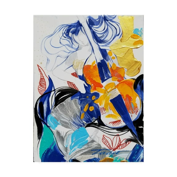 Trademark Fine Art 'Viola Lesson' Canvas Art by Tadeo Zavaleta