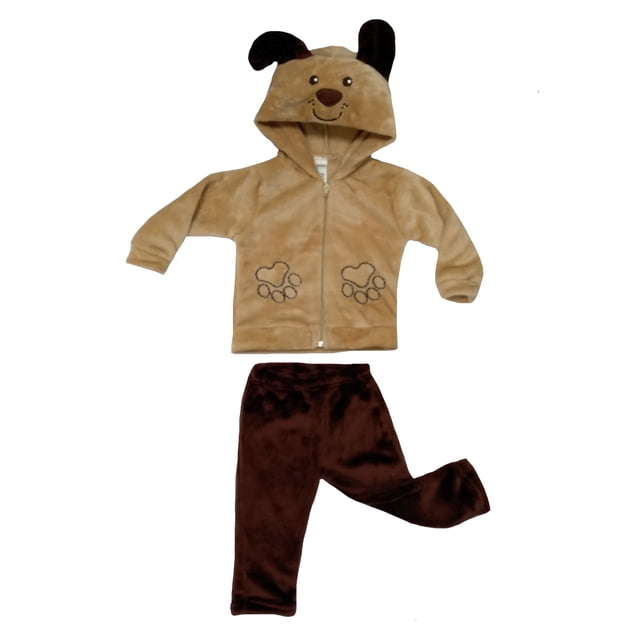 Conjunto Baby Kisses Chamarra con Gorro Bordado Kiss Perrito