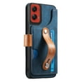 thumbnail image 6 of for Motorola G Stylus 5G (2024) Wallet Case with Card Slots & Cash Slot【RFID Blocking】, With Wrist Kickstand,Flip Folio Book PU Leather  Shockproof Anti-fall Rugged Phone case Cover For Women Men,Blue, 6 of 12