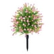 thumbnail image 2 of Árbol topiario artificial para exteriores, plantas artificiales con estacas de tierra, arbustos con Rosa, 2 of 9