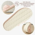 thumbnail image 7 of BERANMEY Women’s Corduroy Memory Foam Slippers Open Toe Slip-On Slippers for Womens with Cushioned Thick Sole Crossband Soft House Slippers & Bedroom Shoes (Gift-Ready), 7 of 7