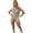 Grey, variant on Sparkly Sequin Two Piece Outfits for Women Backless Irregular Halter Tank Top and Shorts Matching Set Rave Party Clubwear