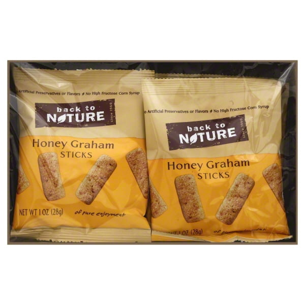 Back to Nature Honey Graham Sticks Cookies, 8 count, 8 oz