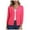 Red, variant on Women's Cardigans Casual Solid Color Elegant With Short Knitted Jacket Fall Outwear