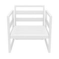 thumbnail image 3 of Mykonos Patio Club Chair in White Finish with Acrylic Fabric Natural Cushions, 3 of 13