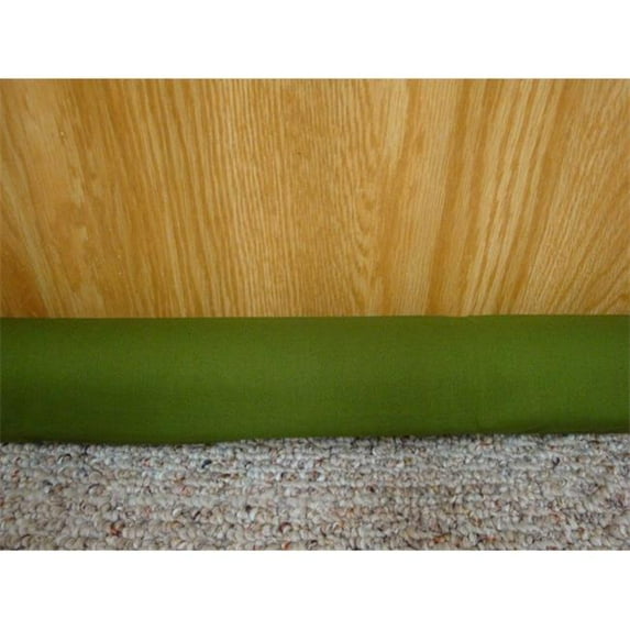 Maine Sales BW3X3218 3 x 32 in. Door Draft Stopper Filled with Unscented Buckwheat- Olive Green