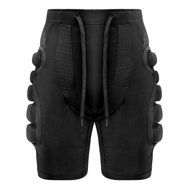 Pantalones cortos acolchados Equipo de protección Protección para el coxis Regalos Almohadilla para patineta Coxis S