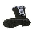 thumbnail image 6 of Hinvhai Women's Winter Fleece Snow Boots Waterproof Mid Calf Suede Buckle Slip On Platform Wide Warm Snow Boot Black 6(37), 6 of 9