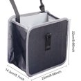 thumbnail image 2 of Uds. (verde) cubo de basura colgante plegable para coche, impermeable, coche, 2 of 5