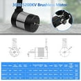 thumbnail image 2 of RC Car Brushless Motor 1/10 540 3650 5200KV 3.175mm Shaft High Speed Waterproof Motor for Most of 1:10 Scale RC Vehicles Truck Update Parts, 2 of 3