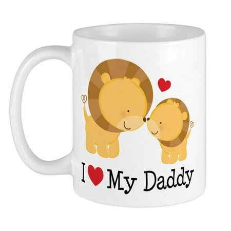 

CafePress - I Heart My Daddy Mug - Ceramic Coffee Tea Novelty Mug Cup 11 oz
