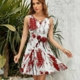 thumbnail image 7 of Halloween Horror Bloody Sundress Sleeveless Dress Summer Women Clothes Dress for Women Dresses, 7 of 7