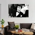 thumbnail image 6 of Scarface Tony Montana Home Decor Poster Wall Art Hanging Picture Print Bedroom Decorative Painting Posters Room Aesthetic 12x18inch(30x45cm), 6 of 6