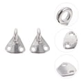 thumbnail image 1 of IFANLANDOR 2 Pcs Crochets en Acier Inoxydable Sécurité Argent Design Durable pour Accessoires de Bateau, 1 of 8