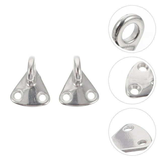 IFANLANDOR 2 Pcs Crochets en Acier Inoxydable Sécurité Argent Design Durable pour Accessoires de Bateau