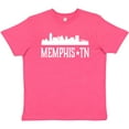 thumbnail image 3 of Inktastic Memphis Tennessee Skyline TN Cities Youth T-Shirt, 3 of 5
