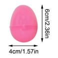 thumbnail image 3 of 12 Pcs Multicolor Fillable Plastic Easter Eggs, DIY Craft Decor Party Favors for Kids, 2.36" Size, Pastel Colors, 3 of 5