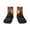 2 Black-2, variant on Tree Hollow Meditating Giraffe Pattern Quarter Crew Socks,Toe Seamed Ankle Socks,Cotton Cushioned Breathable Athletic Crew Sports Socks
