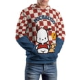 thumbnail image 6 of Pochacco Hoodie 3D Print Pullover Hooded Long Sleeve Sweatshirts Tops Blouse with Pocket for Mens Womens, 6 of 8