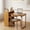 Natural, variant on Bamboo Folding Desk, Foldable Desk for Small Space, Computer Desk with Hidden Storage, Mid Century Foldable Table for Home Office and Bedroom (NATURAL WOOD)