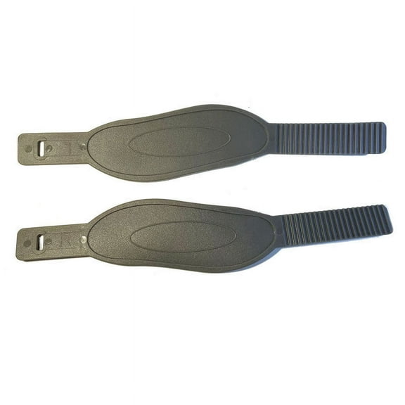 2pcs Adjustable Elastic Exercise Bike Pedal Straps for Home Fitness Made from PP Material