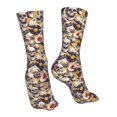 thumbnail image 7 of Cauagu lips record rock Skull Pattern Fun Novelty Crew Socks,Casual Athletic Socks Neutral Socks Cozy Crew Socks Christmas Gift, 7 of 7