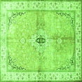 thumbnail image 1 of Ahgly Company Indoor Square Medallion Green Traditional Area Rugs, 3' Square, 1 of 1