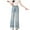 Blue, variant on ZACPNCV Girls Wide Leg Jeans Baggy Bow Embroidery High Elastic Waist Denim Pants Cute Tween Streetwear Blue 7-8 Years