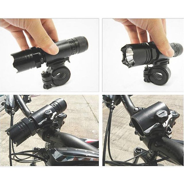 Soporte para linterna de bicicleta para linterna de batería 16850 LingWen 8390611409432