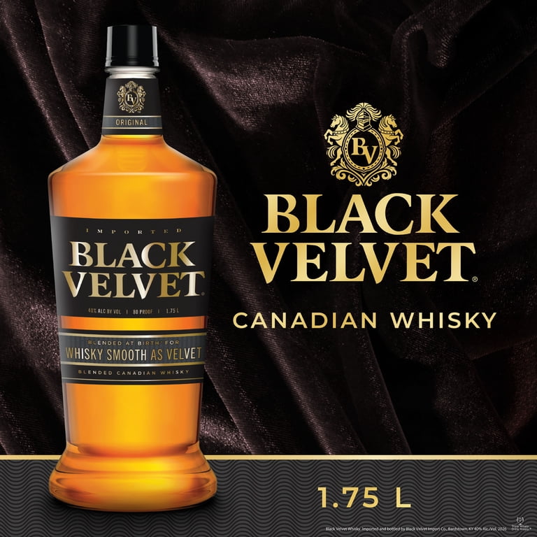 Black Velvet Canadian WhiskyAged 3 Years, 1.75 L PET Bottle, 40.0