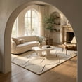 thumbnail image 1 of Rug Branch Maya Modern Boho Beige Black Indoor Hand-Tufted Area Rug, 1 of 11