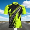 thumbnail image 4 of Yaoyar Men's Cycling Bike Jersey Short Sleeve with 3 Rear Pockets- Moisture Wicking, Breathable, Quick Dry Biking Shirt, 4 of 4