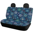 thumbnail image 2 of Pzuqiu Car Seat Covers Easy to Install Polyester, Compatible with Car Interiors Car Seats, for Trucks Sedans, Blue Floral Mandala, 2 of 10