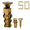 50PC, variant on Hinge Repair Screw and Expansion Anchor Set, 7.8 x 16mm Cabinet Hinge Repair Screws for Wood, Tile, Stone and Concrete
