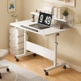 thumbnail image 2 of Adjustable Standing Desk with Wheels – Collapsible Mobile Computer Desk, Ergonomic Height Adjustable Workstation for Home Office, Portable Compact Table, 2 of 6
