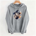 thumbnail image 4 of Ynynloco Halloween Sweatshirt Pullover Top for Women Graphic Long Sleeve Casual Hoodie Fall Daily Wear, 4 of 5