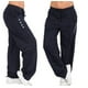 thumbnail image 2 of Pantalones Pantalones deportivos sueltos Pantalones de chándal casuales de pierna recta para mujer, Azul oscuro, L Eigraketly AP002164-27, 2 of 7