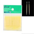 thumbnail image 4 of 100pcs Bag Double Head Teeth Cleaning Toothpick Oral Care Floss Pick Toothpick (Yellow), 4 of 4