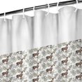 thumbnail image 3 of Brown Christmas Deer Pattern Shower Curtain 36"x72" ,Bathroom Decorative Shower Curtains Set with 12 Hooks,Modern Waterproof Washable Shower Curtain, 3 of 6