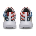 thumbnail image 4 of Rooster American flag US Print Sneakers Lightweight Comfortable Running Shoes for Men Women White Size 8.5, 4 of 7
