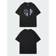 thumbnail image 5 of Whichone Men's Heart Shape USA Flag Graphic T-shirt Casual Tops For 4th of July Independence Day, 5 of 9